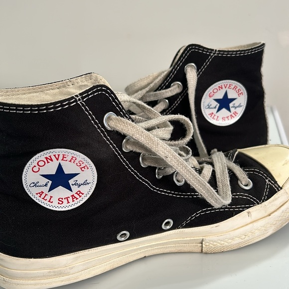 Comme des garçons Converse Chuck Taylor Black CDG - Picture 6 of 10